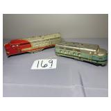Santa Fe metal train car shell, Baltimore and