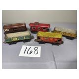 Louis Marx and Co. 5 different vintage metal