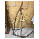 2 - Antique agricultural scythes