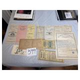 early 1900 mortgages, deeds, real estate,