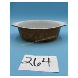 Vintage 1 1/2qt #043 Casserole, no lid, Early