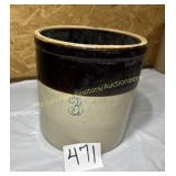 Blue #3 gallon, 2 tone crock