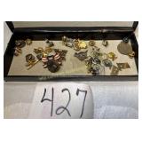 Lot of Vintage pins, hat tacks, tie tacks