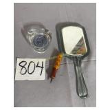 Pet milk opener, Old vanity mirror, Saint Louis