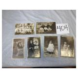6- Old Family Photo Post Cards