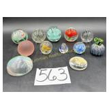 Lot of Paperweights, 12 total