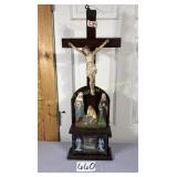 Antique 1904 Koenig Bros. stations of the cross,