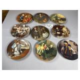 9 Norman Rockwell, Knowles plates 8 1/2'