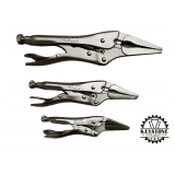 Set of 3 New Long Nose Vise Grips