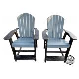 New Pair of Raised Polywood Chairs