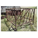 6ft x 6ft Metal Bale Feeder