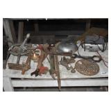 Misc. Vintage Tools and Hubcap *LY