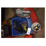 Crate of Sander, Electrical and Welding Supplies