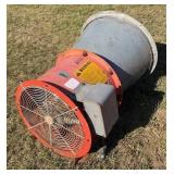Caldwell 3HP Aeration Fan and Pipes.  Loc. Near