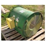 5HP Aeration Fan / half moon pipes. Loc. Near