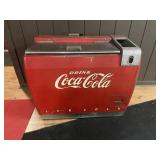 VINTAGE ELECTRIC COCA COLA CHEST STYLE COOLER