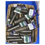 LOT: 1/2" DRIVE ALLEN DEEP IMPACT SOCKETS