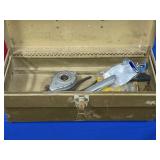 METAL TOOLBOX W/TOOLS