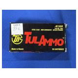 FULL BOX TULAMMO 40 S&W 180 GR FMJ