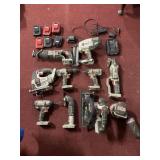 10 PC PORTER CABLE 20V SET W/(6) BATTERIES