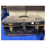 METAL TOOLBOX W/SOCKETS, SOCKETS, AND MORE SOCKETS