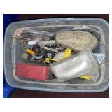 SMALL TOTE FULL OF MISC TOOLS