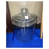 LARGE GLASS CANDY JAR
