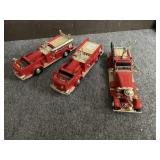 (3) ERTYL FIRETRUCKS