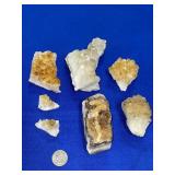 (7) PIECES CITRINE QUARTZ