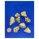 (8) PIECES GREEN OPAL