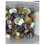 LOT OF MIXED/POLISHED ROCKS AND STONES