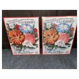 (2) CLIMBERS TIN SIGNS