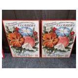 (2) CLIMBERS TIN SIGNS