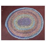 51 X 42 BRAIDED RUG