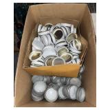 LARGE LOT OF MASON JAR LIDS, SOME ZINC