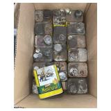 (17) PURE MAPLE SYRUP QUART CONTAINERS