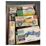 BOX: VINTAGE CAR MODELS/BOXES