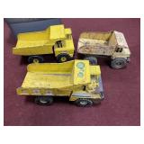 3 VINTAGE TONKA TRUCKS