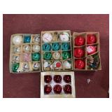 GLASS CHRISTMAS BULBS