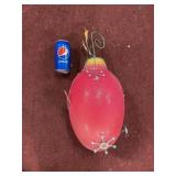 LARGE PAPER MACHE LIKE CHRISTMAS BULB