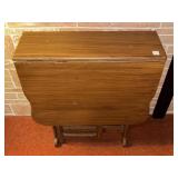 DROP LEAF STYLE END TABLE APPROX 43" X 25" X 28"