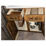CONTENTS OF BASEMENT CABINET (2 DRAWERS & 2 DOORS)