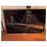 METAL ETCHING/MIRRORED GLASS BRIDGE (GLASS IS