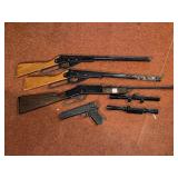 (2) DAISY NO 102 MODEL 36, CROSMAN MODEL 73,