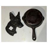 GOOD HEALTH SKILLET 3 653 & GERMAN SHEPHERD DECOR