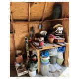 CONTENTS OF FRONT RIGHT CORNER OF SHED: LAWN CARE