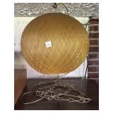 RETRO/VINTAGE SPUN  FIBERGLASS STRING GLOBE LIGHT