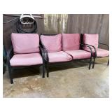 OUTDOOR LOVESEAT & CHAIRS