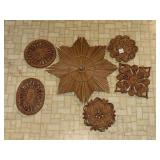 WICKER STYLE WALL DECORATIONS