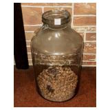 LARGE GLASS JAR APPROX 19